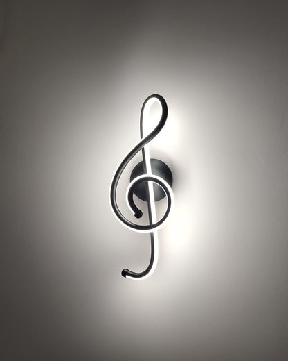 Diff Musical Note Sculptural Wall Sconce-DF6015