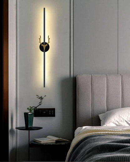 Diff Long Bar Wall Sconce with Antler -DF6019