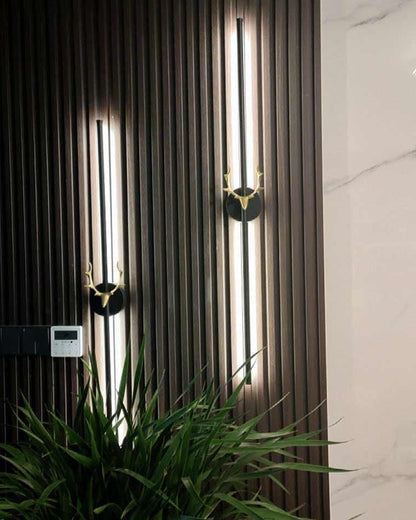 Diff Long Bar Wall Sconce with Antler -DF6019