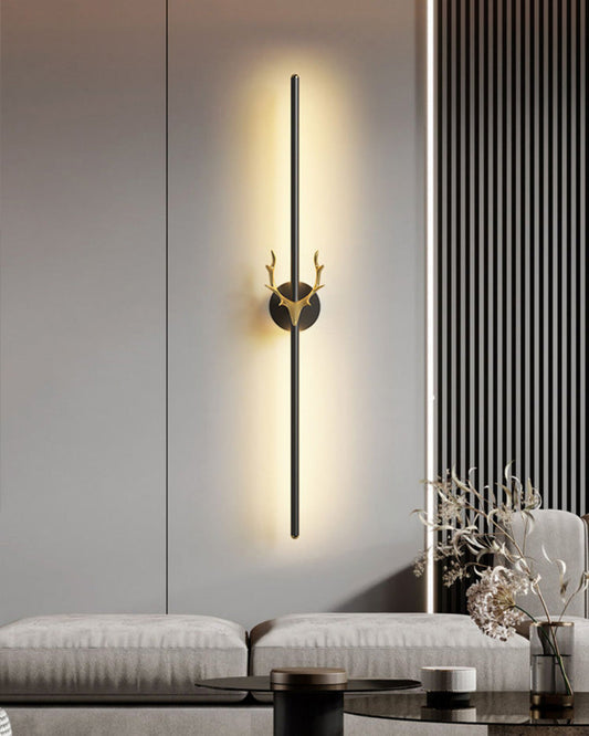 Diff Long Bar Wall Sconce with Antler -DF6019