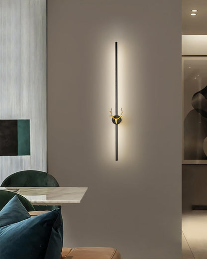 Diff Long Bar Wall Sconce with Antler -DF6019