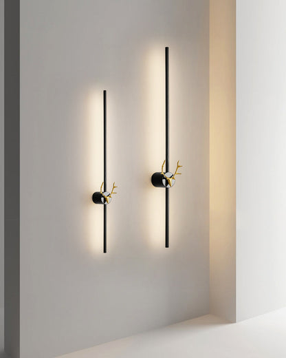 Diff Long Bar Wall Sconce with Antler -DF6019