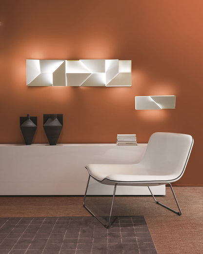 Diff Rectangular Sculptural Art Wall Sconce-DF6020
