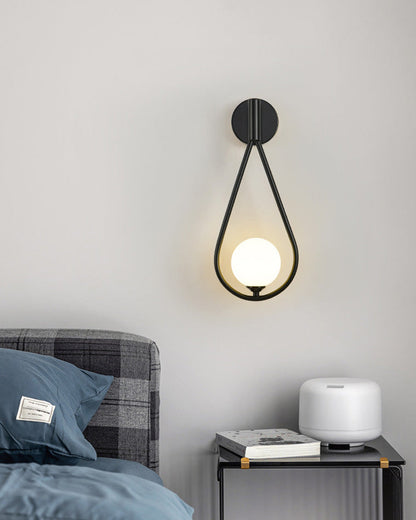 Diff Glass Globe Tear Drop Wall Sconce-DF6022