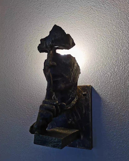 Diff Silence Gesture Sculptural Wall Sconce-DF6023