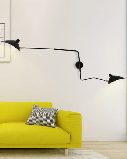 Diff Articulating Swivel Double Arm Wall Sconce-DF6024
