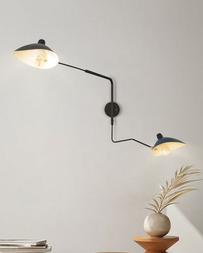 Diff Articulating Swivel Double Arm Wall Sconce-DF6024