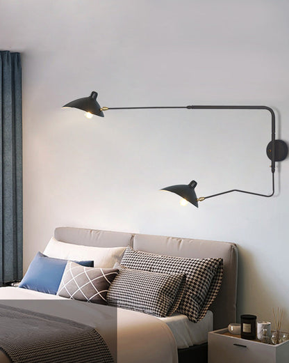 Diff Articulating Swivel Double Arm Wall Sconce-DF6024