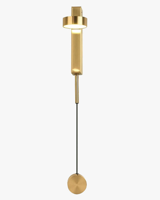 Diff Adjustable Black/Gold Pendulum Wall Sconce-DF6029