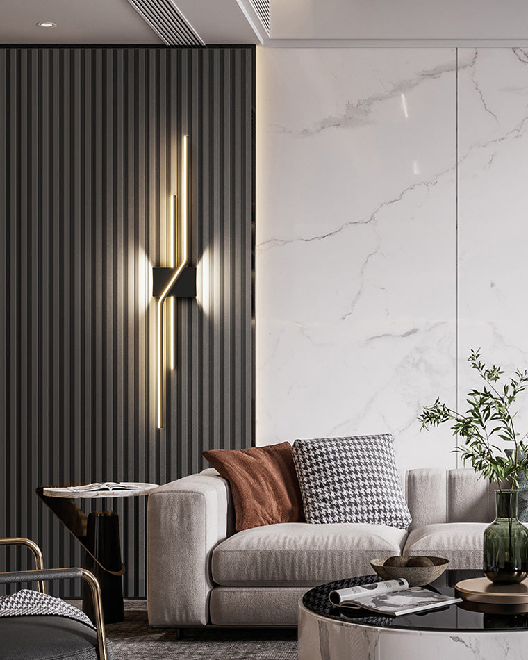 Diff Sculptural Up Down Wall Sconce-DF6030