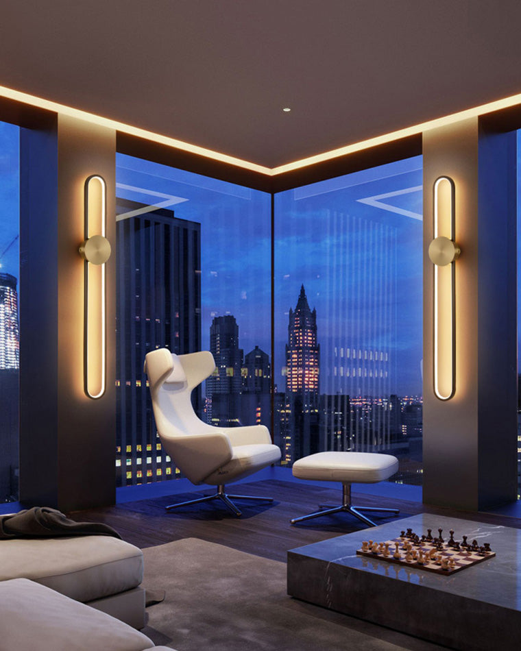 Diff Long Oval LED Wall Sconce-DF6032