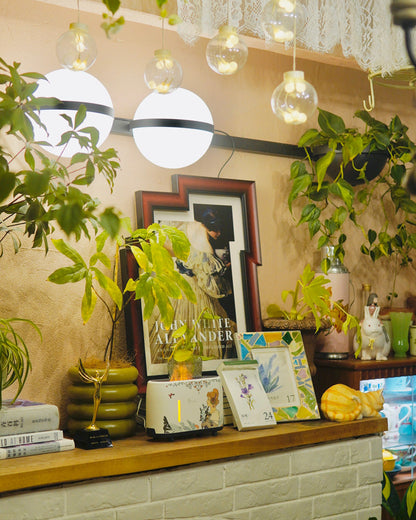 Diff Globe Plant Wall Sconce-DF6035
