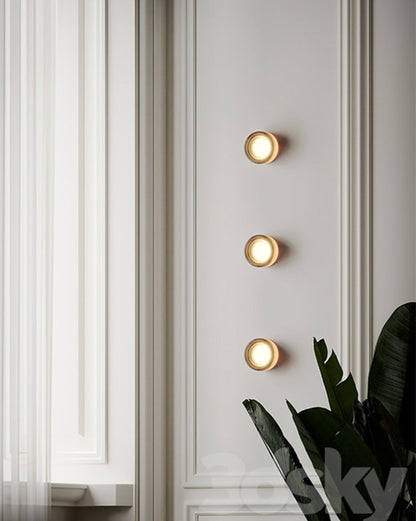 Diff Dimple Small Glass Wall Sconce-DF6038