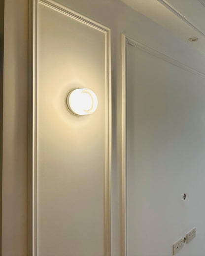 Diff Dimple Small Glass Wall Sconce-DF6038