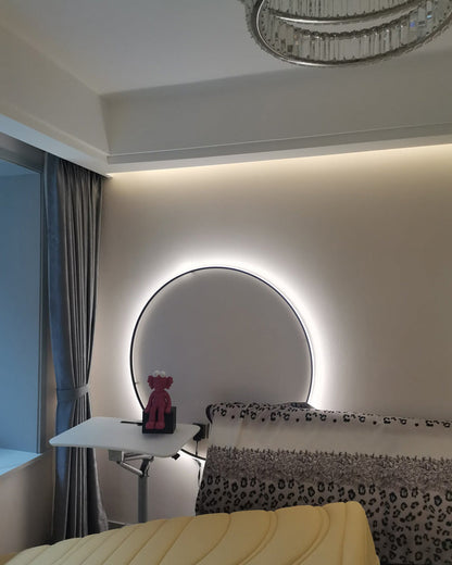 Diff Large Circular Accent Wall Sconce-DF6040