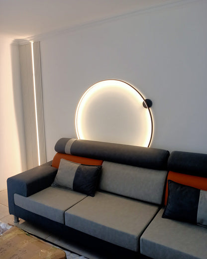Diff Large Circular Accent Wall Sconce-DF6040