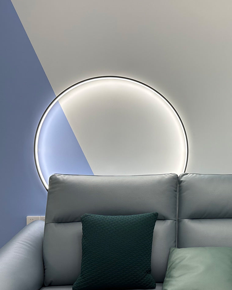 Diff Large Circular Accent Wall Sconce-DF6040