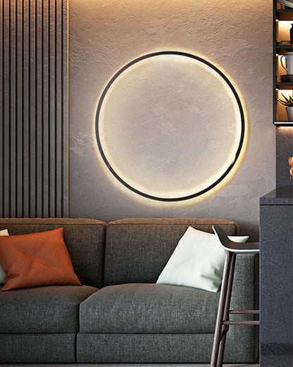 Diff Large Circular Accent Wall Sconce-DF6040