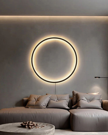 Diff Large Circular Accent Wall Sconce-DF6040