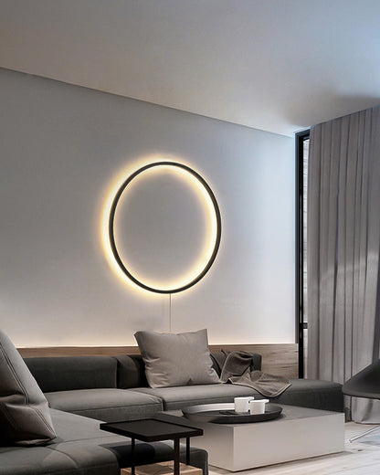 Diff Large Circular Accent Wall Sconce-DF6040