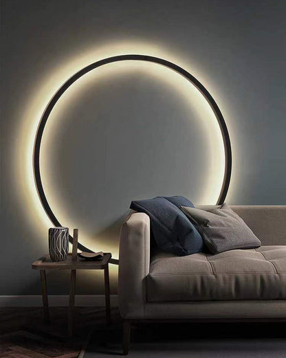 Diff Large Circular Accent Wall Sconce-DF6040