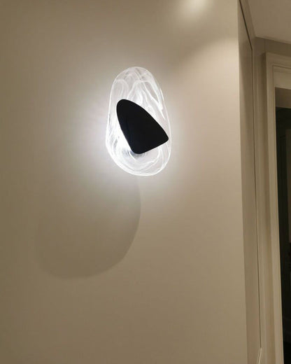 Diff Water Ripple Sculptural Wall Sconce-DF6041