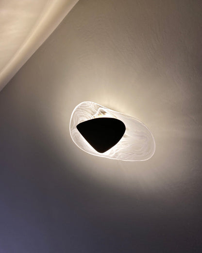 Diff Water Ripple Sculptural Wall Sconce-DF6041