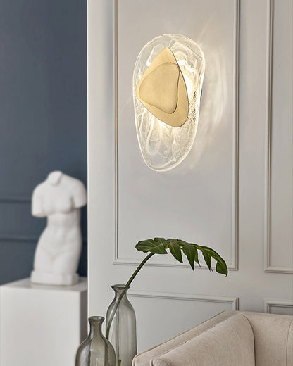 Diff Water Ripple Sculptural Wall Sconce-DF6041