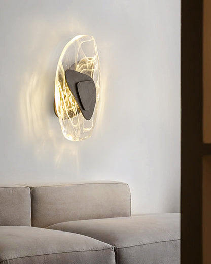 Diff Water Ripple Sculptural Wall Sconce-DF6041
