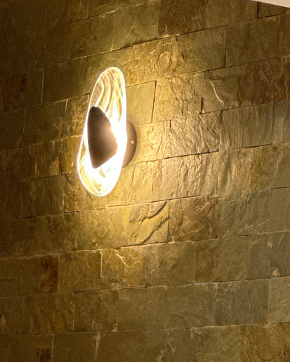 Diff Water Ripple Sculptural Wall Sconce-DF6041
