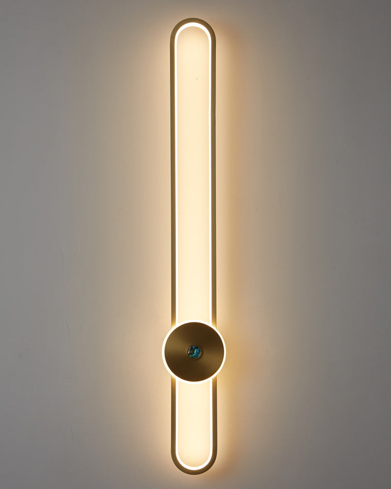 Diff Long Oval Accent Wall Sconce-DF6045