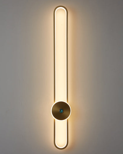 Diff Long Oval Accent Wall Sconce-DF6045