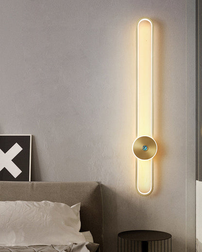 Diff Long Oval Accent Wall Sconce-DF6045