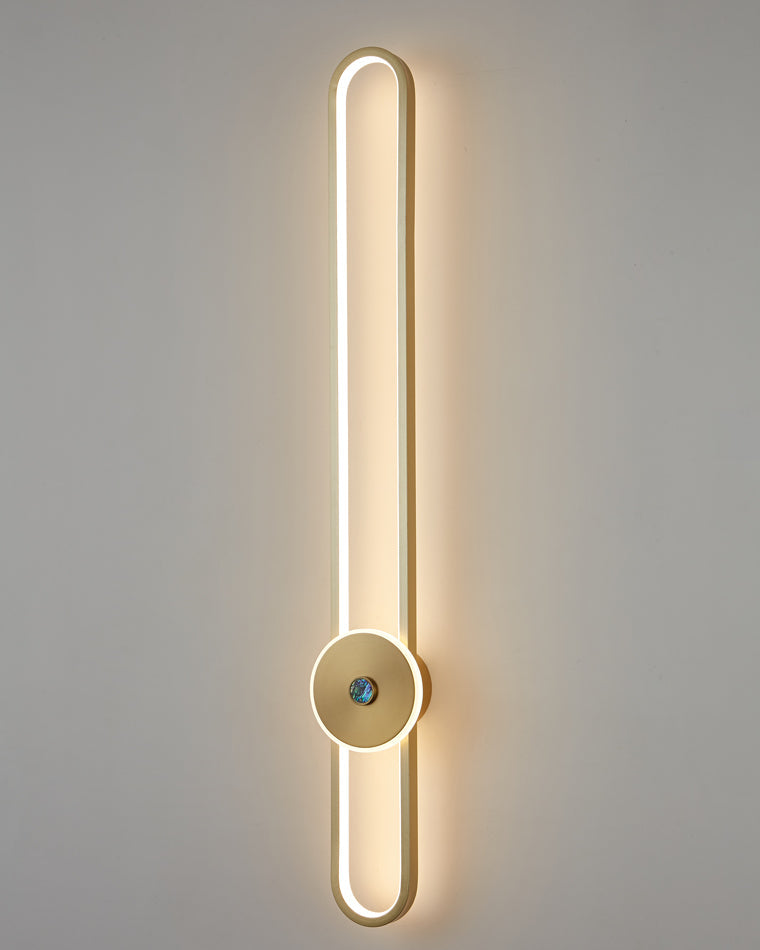 Diff Long Oval Accent Wall Sconce-DF6045