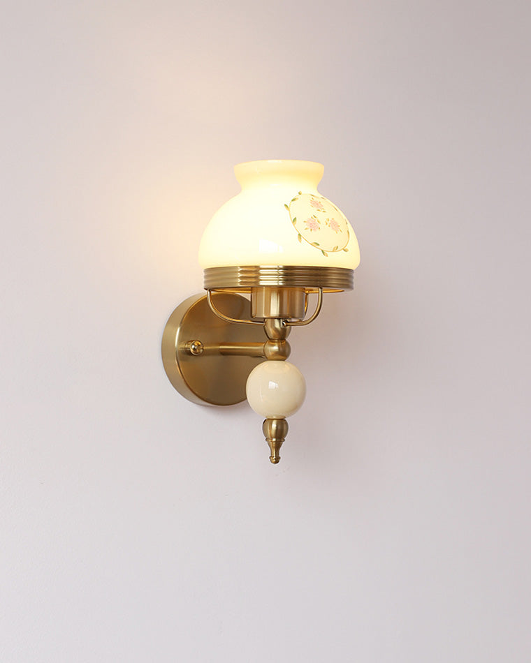 Diff French Pink Glass Wall Sconce-DF6046