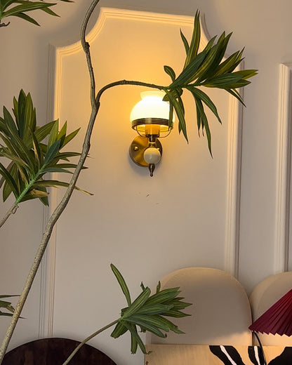 Diff French Pink Glass Wall Sconce-DF6046
