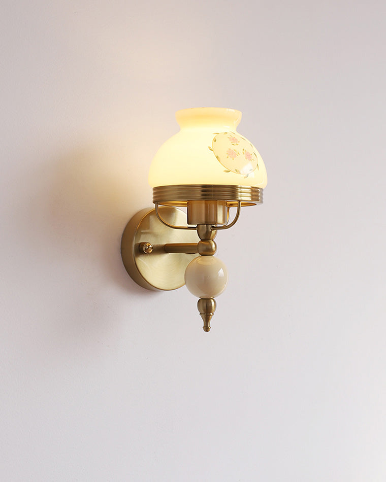 Diff French Pink Glass Wall Sconce-DF6046