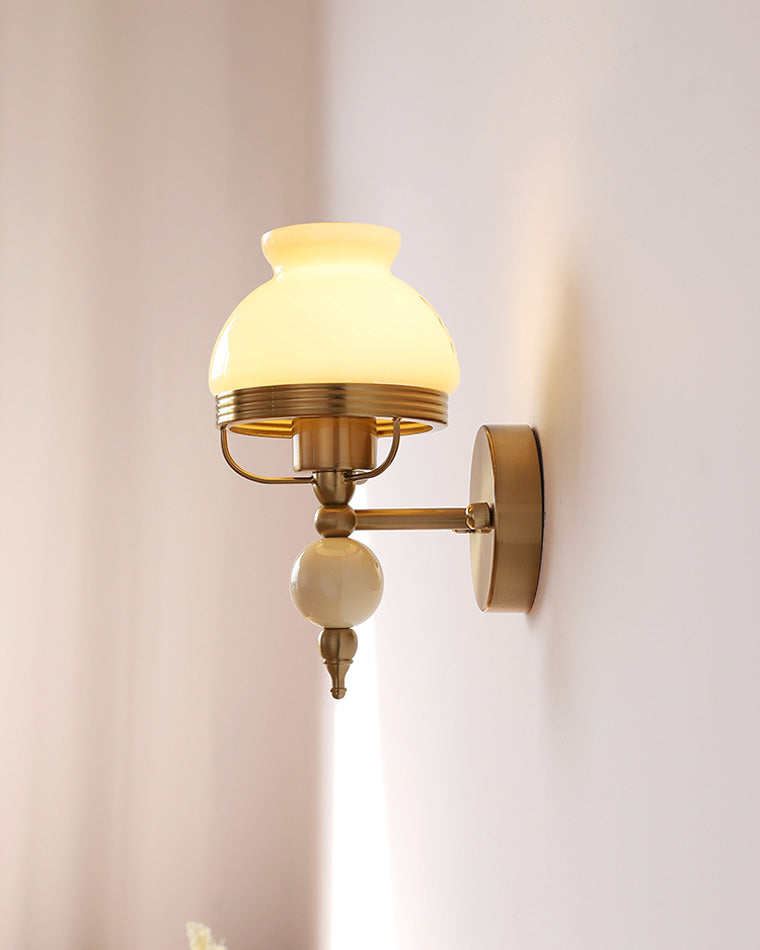 Diff French Pink Glass Wall Sconce-DF6046