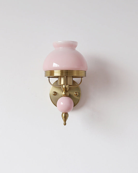 Diff French Pink Glass Wall Sconce-DF6046