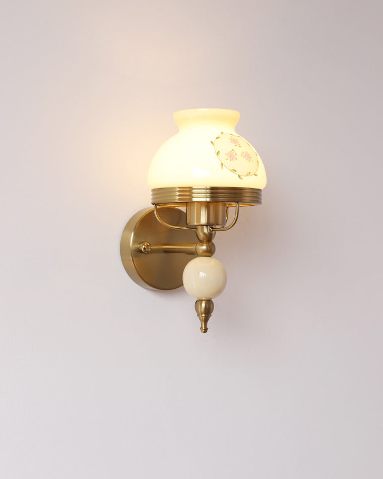 Diff French Pink Glass Wall Sconce-DF6046