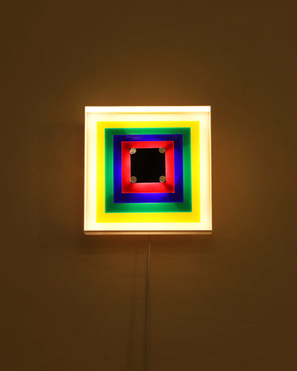 Diff Square Sculptural Wall Sconce-DF6047
