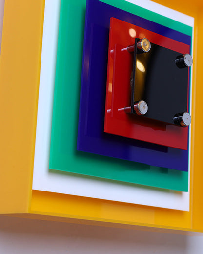 Diff Square Sculptural Wall Sconce-DF6047