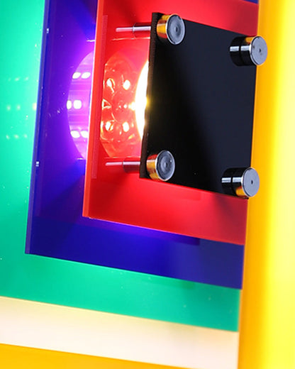 Diff Square Sculptural Wall Sconce-DF6047