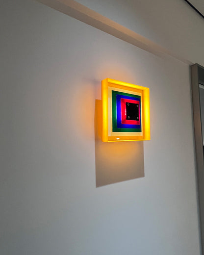 Diff Square Sculptural Wall Sconce-DF6047