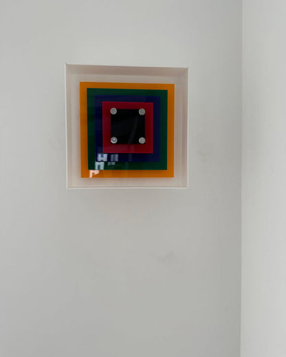 Diff Square Sculptural Wall Sconce-DF6047
