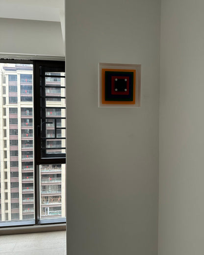 Diff Square Sculptural Wall Sconce-DF6047