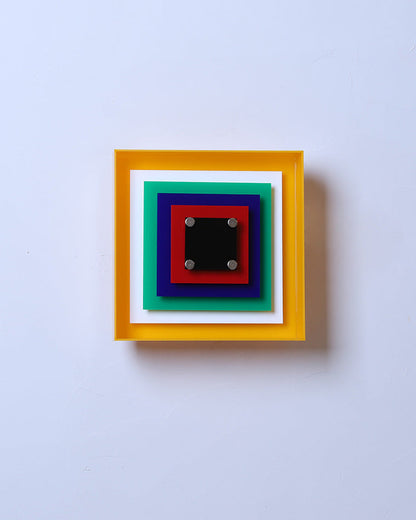 Diff Square Sculptural Wall Sconce-DF6047