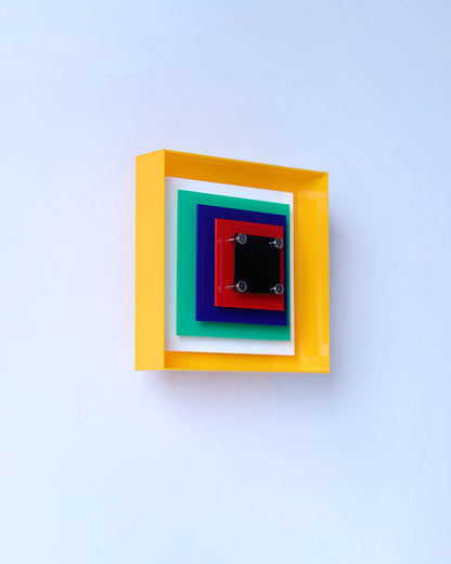 Diff Square Sculptural Wall Sconce-DF6047