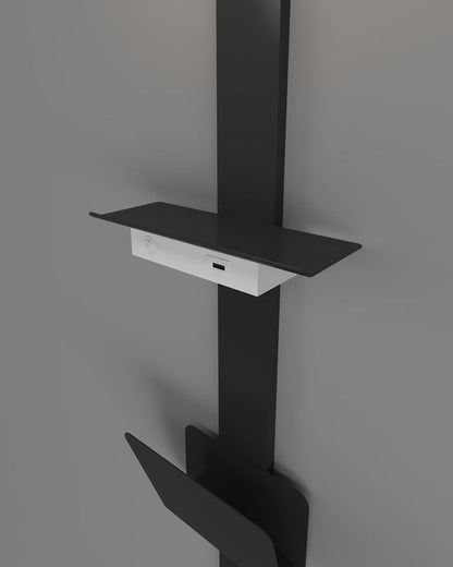 Diff Bar Wall Sconce with Charging Panel and Shelf-DF6056
