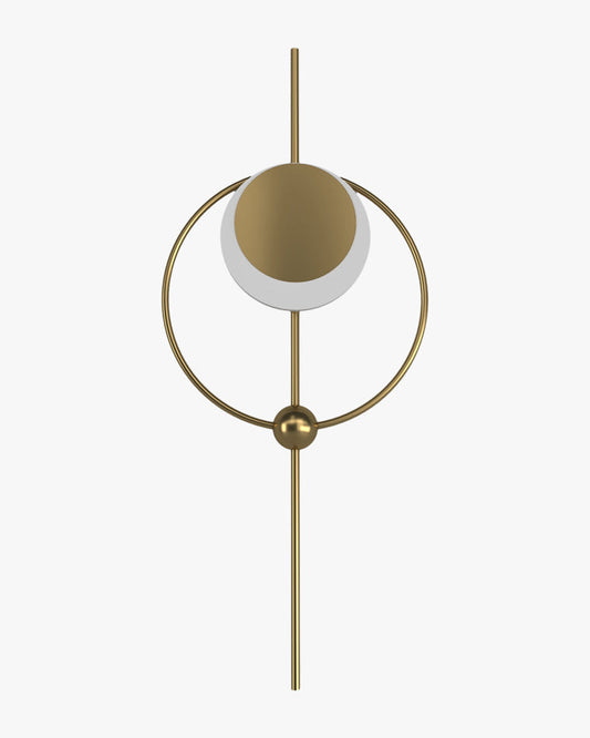 Diff Eclipse Brass Sculptural Wall Sconce-DF6058